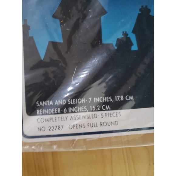 Vintage 70s Santa‎ and Sleigh Party Centerpiece - Picture 5 of 5